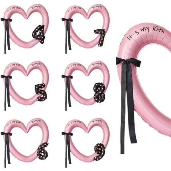 Heart-Shaped Digital Photo Frame Balloon