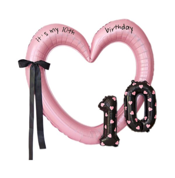 Heart-Shaped Digital Photo Frame Balloon