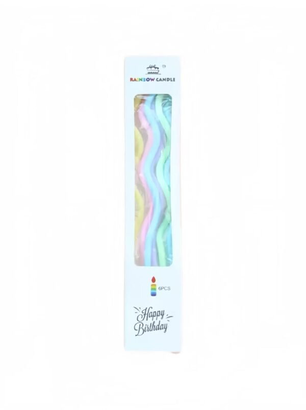 Rainbow Curve Candle