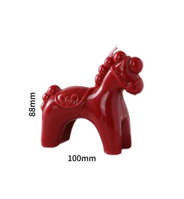 Red Little Pony Candle