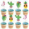 jofete.com-Hawaiian Party Cupcake Accessories (x8).webp