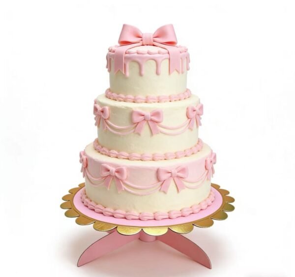 jofete.com-Rose pink cake stand (1 tier).webp