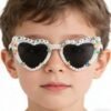 Pure white pearl birthday sunglasses