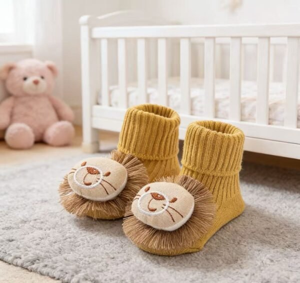 Lion baby socks
