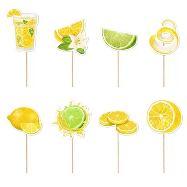 jofete.com-Refreshing Lemon Cupcake Accessories (x8).webp