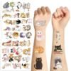 Cute cat temporary tattoos