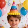 jofete.com-Rainbow birthday hat.webp