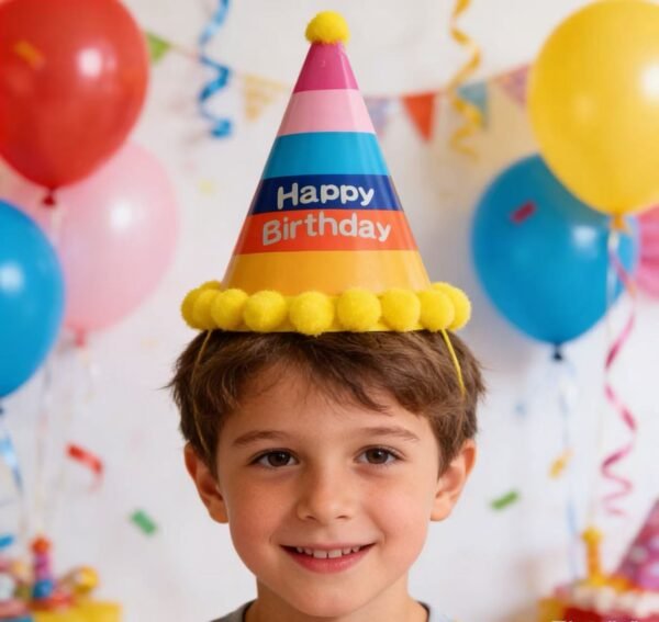 jofete.com-Rainbow birthday hat.webp
