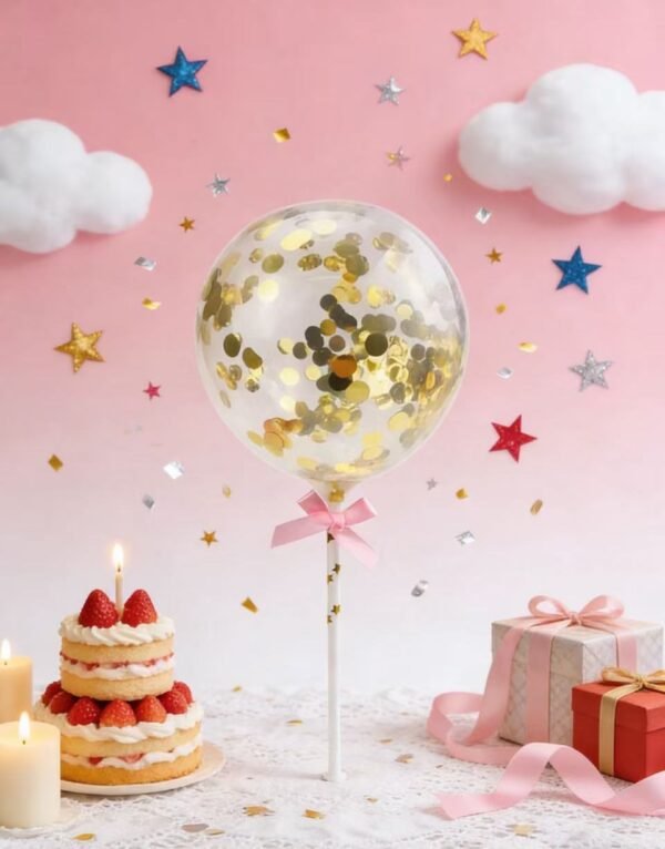 jofete.com-Gold transparent glitter balloons.webp