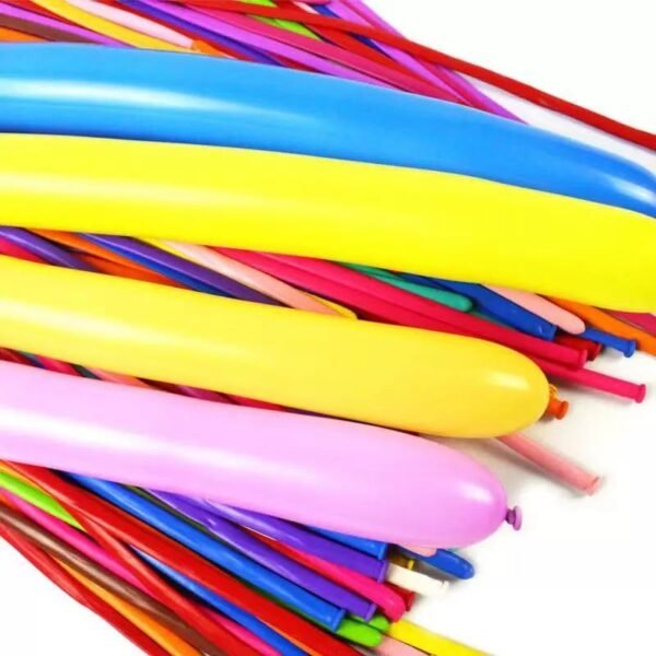 Colorful Long Balloons (Mix and Match 100ps)