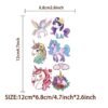 Disposable unicorn glitter temporary tattoos