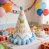 jofete.com-Blue and white birthday hat.webp