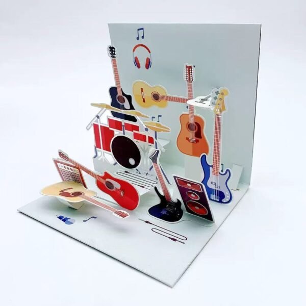 Musical Instrument Combination Greeting Card