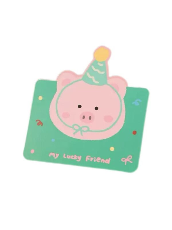 Pig greeting card