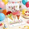 ice cream greeting cards (cute cake series)