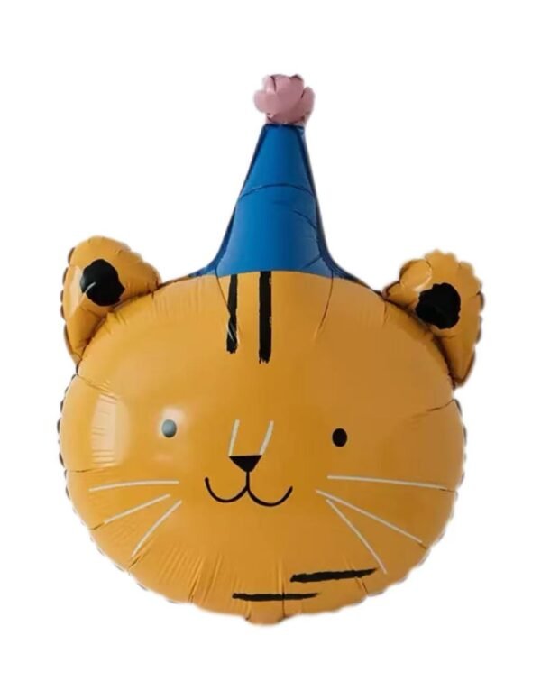 jofete.com-Tiger Birthday Hat Balloons.webp