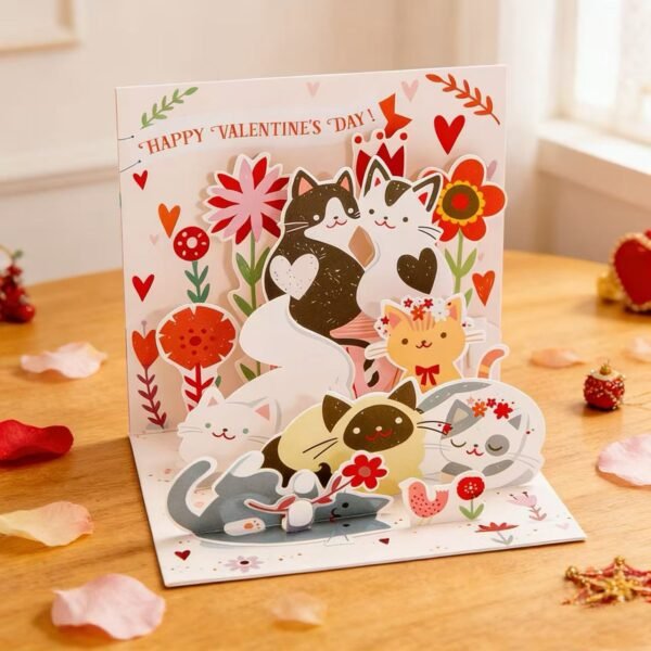 Cat Valentine's Day Greeting Cards