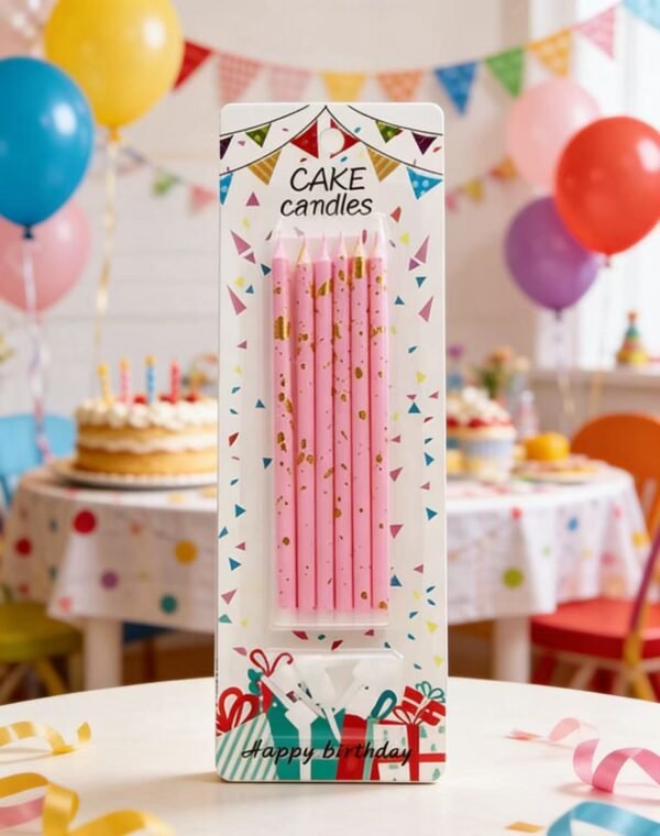 jofete.com-Pink glitter candles.webp