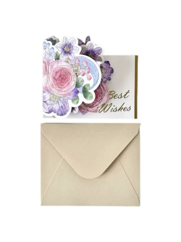 Purple Bouquet Greeting Card