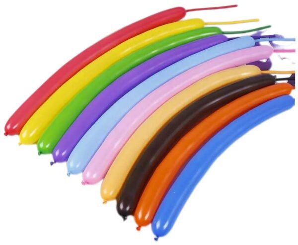 Colorful Long Balloons (Mix and Match 100ps)
