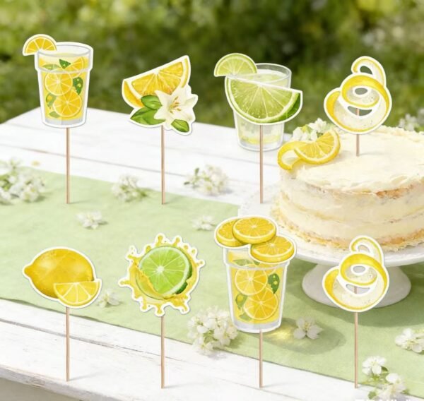 jofete.com-Refreshing Lemon Cupcake Accessories (x8).webp