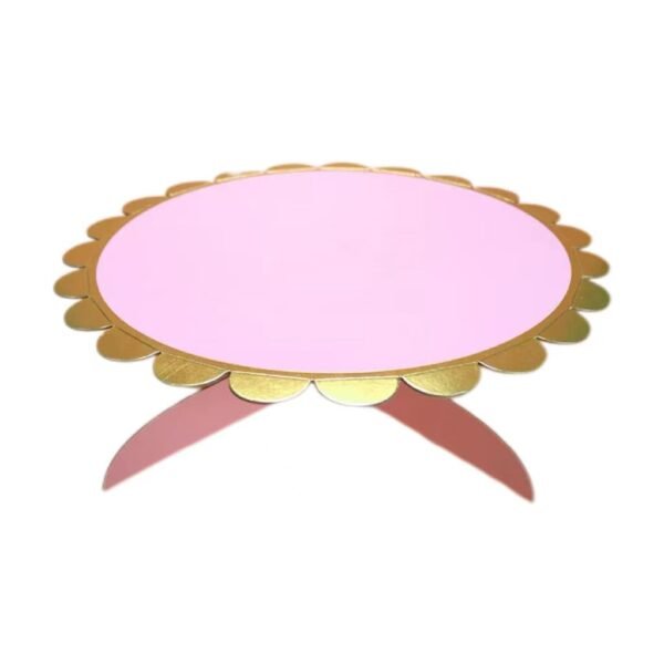 jofete.com-Rose pink cake stand (1 tier).webp