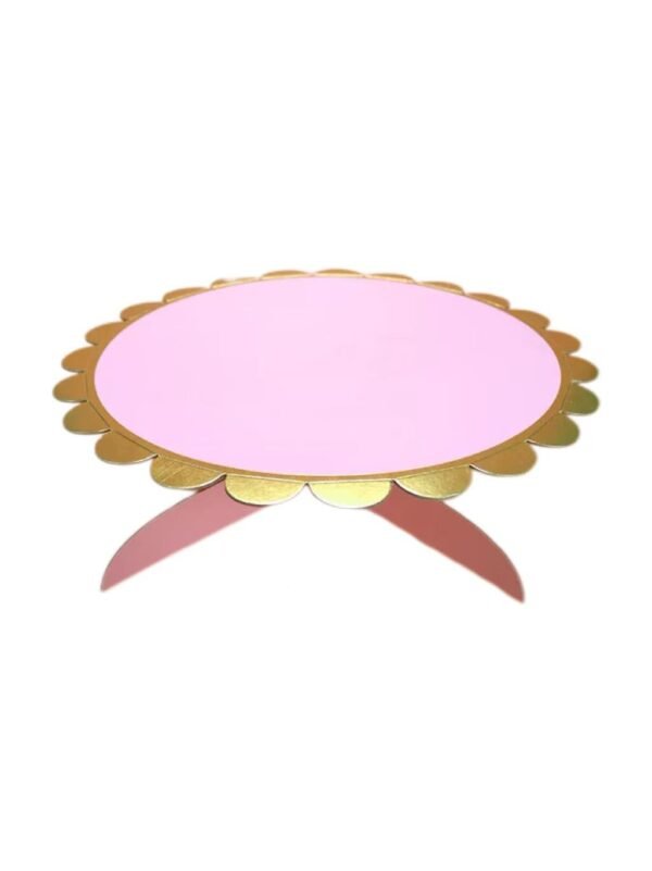 jofete.com-Rose pink cake stand (1 tier).webp