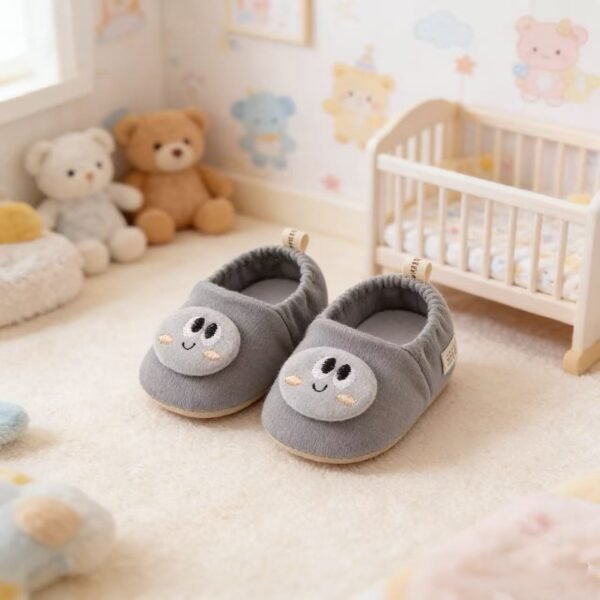 Gray potato baby shoes