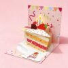 sliced ​​cake greeting cards (cute cake series)
