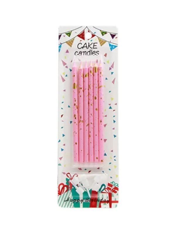 jofete.com-Pink glitter candles.webp