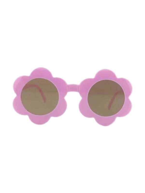 Rose red children's sunflower sunglasses
