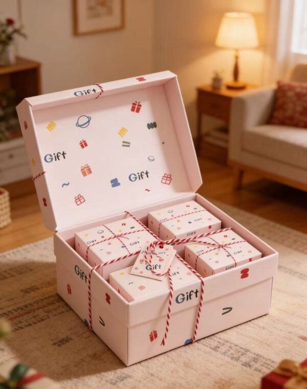 Bow-shaped gift boxes