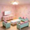 Mini living room children's toys