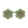 Grass green children's sunflower sunglasses