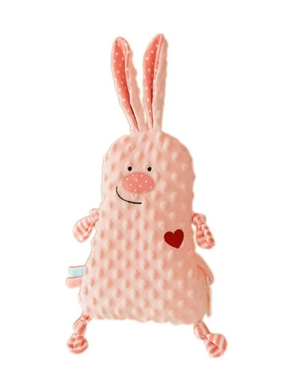 heart-shaped rabbit plush toy