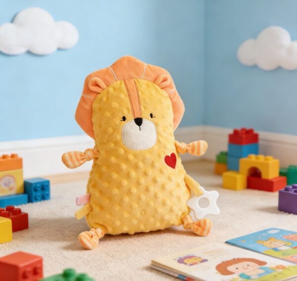 Heart-shaped lion doll