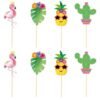 jofete.com-Hawaiian Party Cupcake Accessories (x8).webp