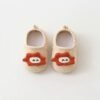 Off-white smiley face baby shoes