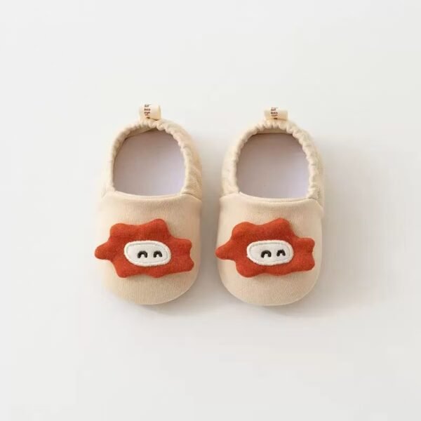 Off-white smiley face baby shoes