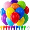 Large ribbon balloons 50ps (require hydrogen gas)