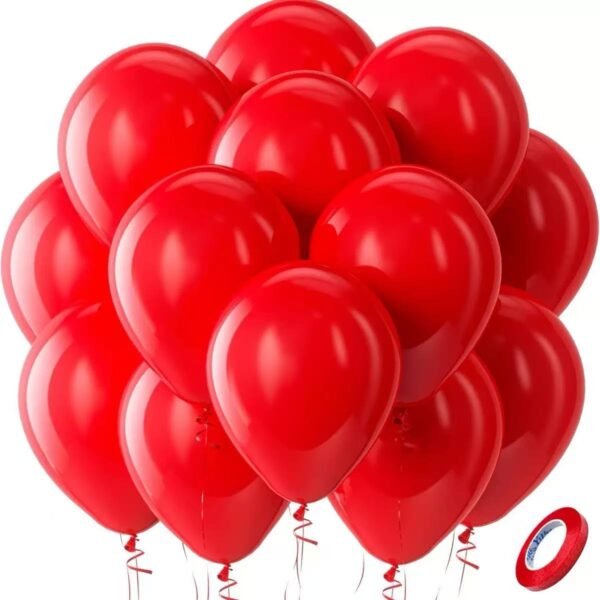 Large ribbon balloons 50ps (require hydrogen gas)