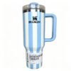 Portable Striped 304 Stainless Steel Insulated Mug