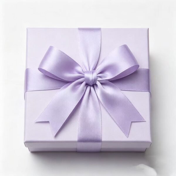 Solid-Color Satin Gift Box Ribbon (2.5cm)
