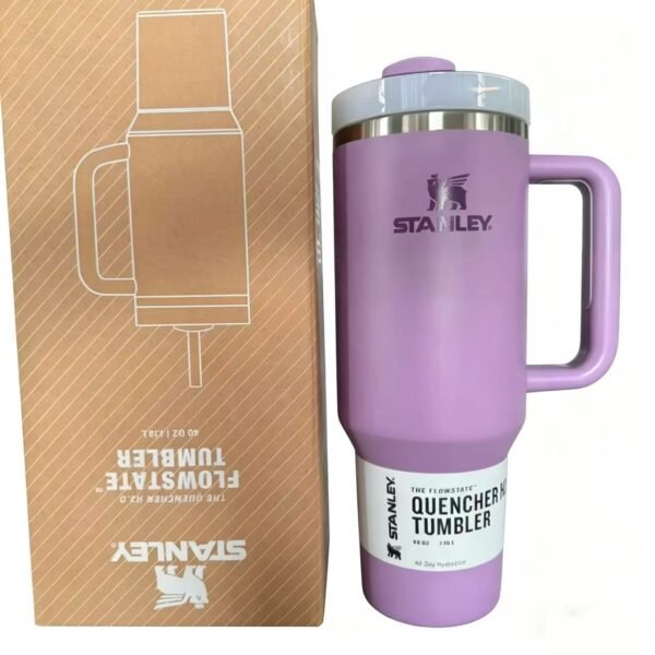 Portable Striped 304 Stainless Steel Insulated Mug