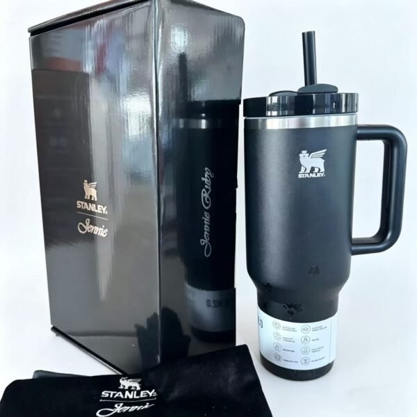 Portable Striped 304 Stainless Steel Insulated Mug