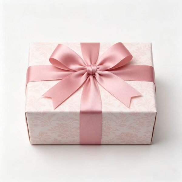 Solid-Color Satin Gift Box Ribbon (2.5cm)