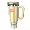 Portable Striped 304 Stainless Steel Insulated Mug