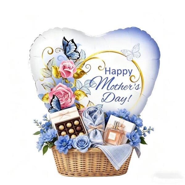 Heart-Shaped Butterfly Mother's Day Balloons