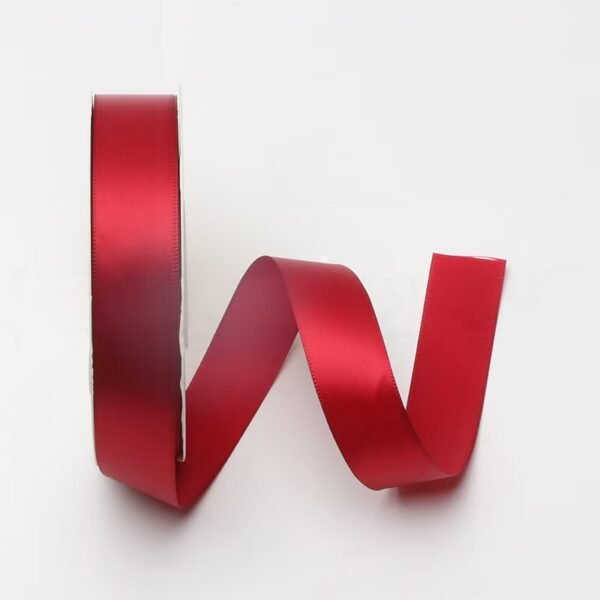 Solid-Color Satin Gift Box Ribbon (2.5cm)